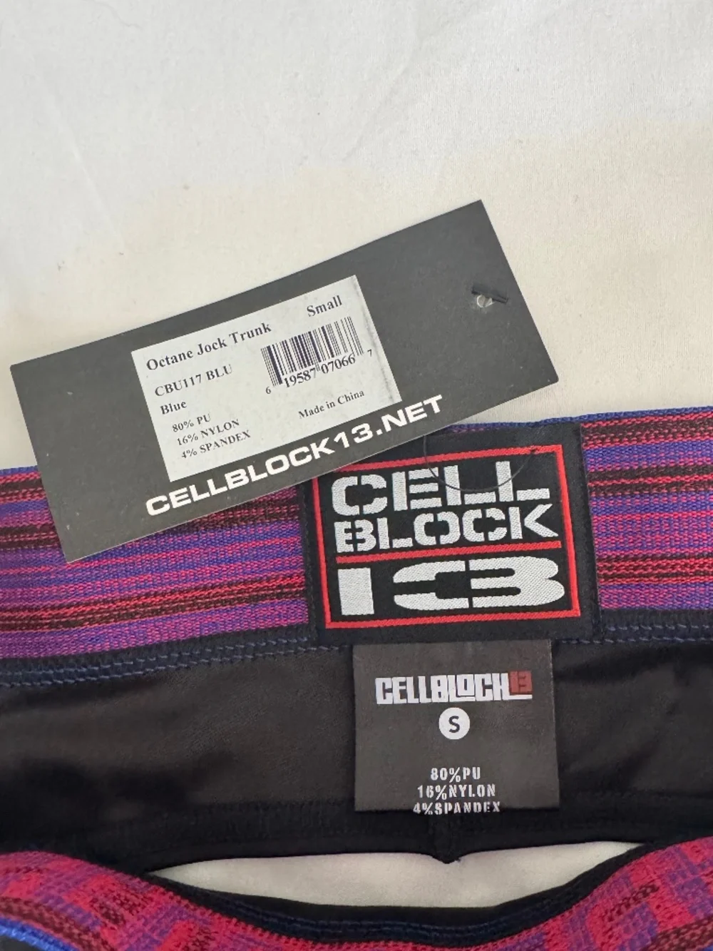 CellBlock 13 | Octane Jock Trunk Blue - Size Small